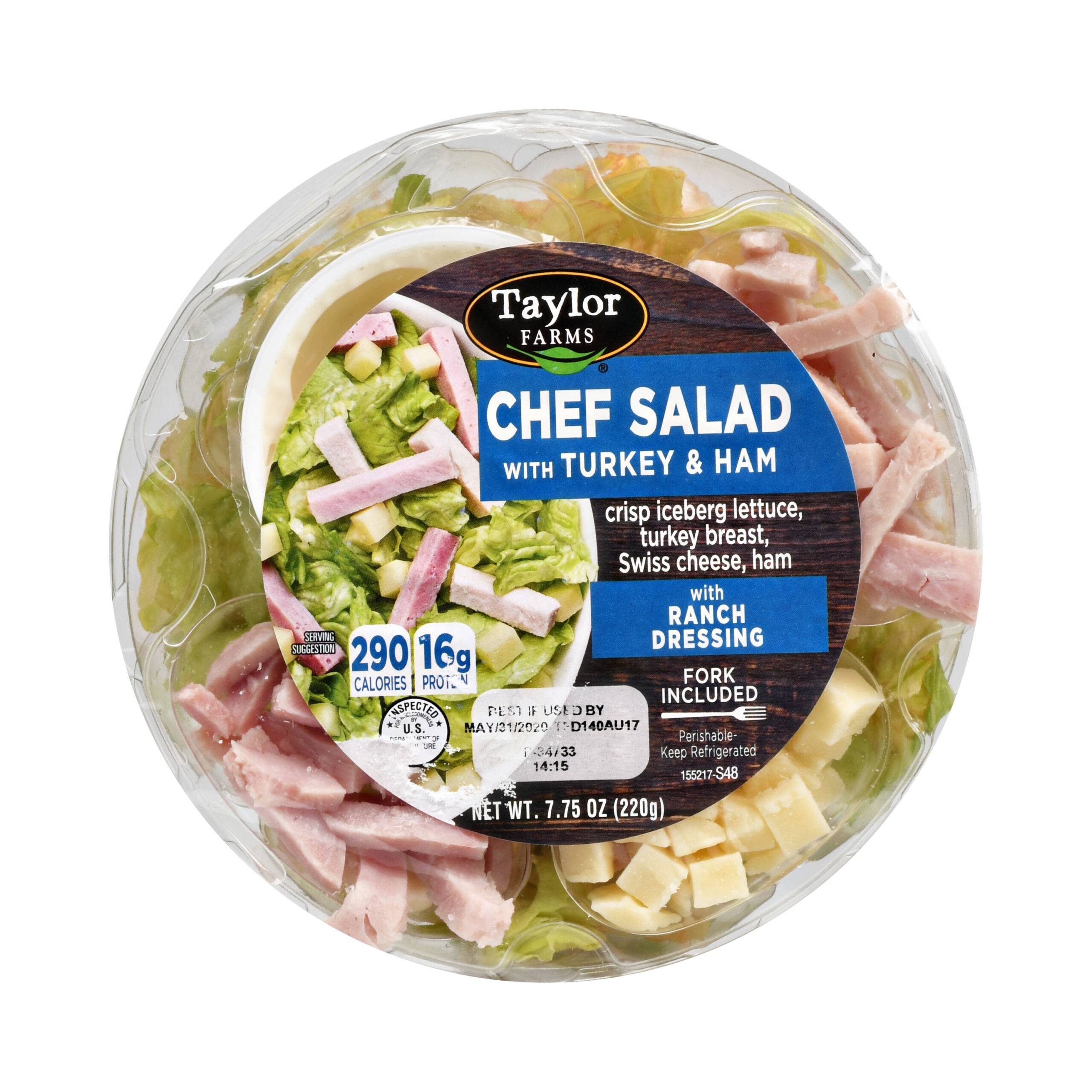 chef salad nutrition content