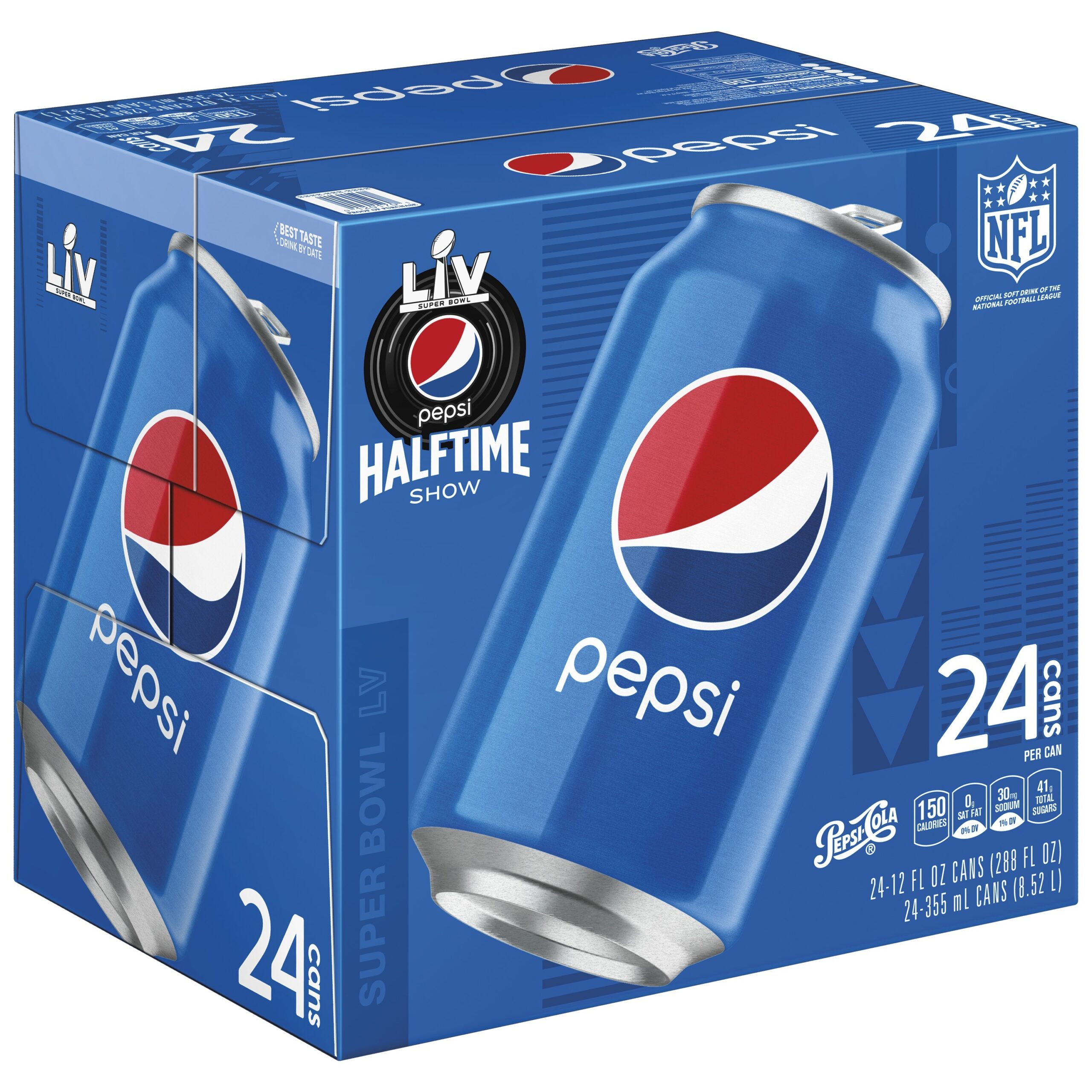 Pepsi Soda, 12 oz Cans, 24 Count – CrowdedLine Delivery