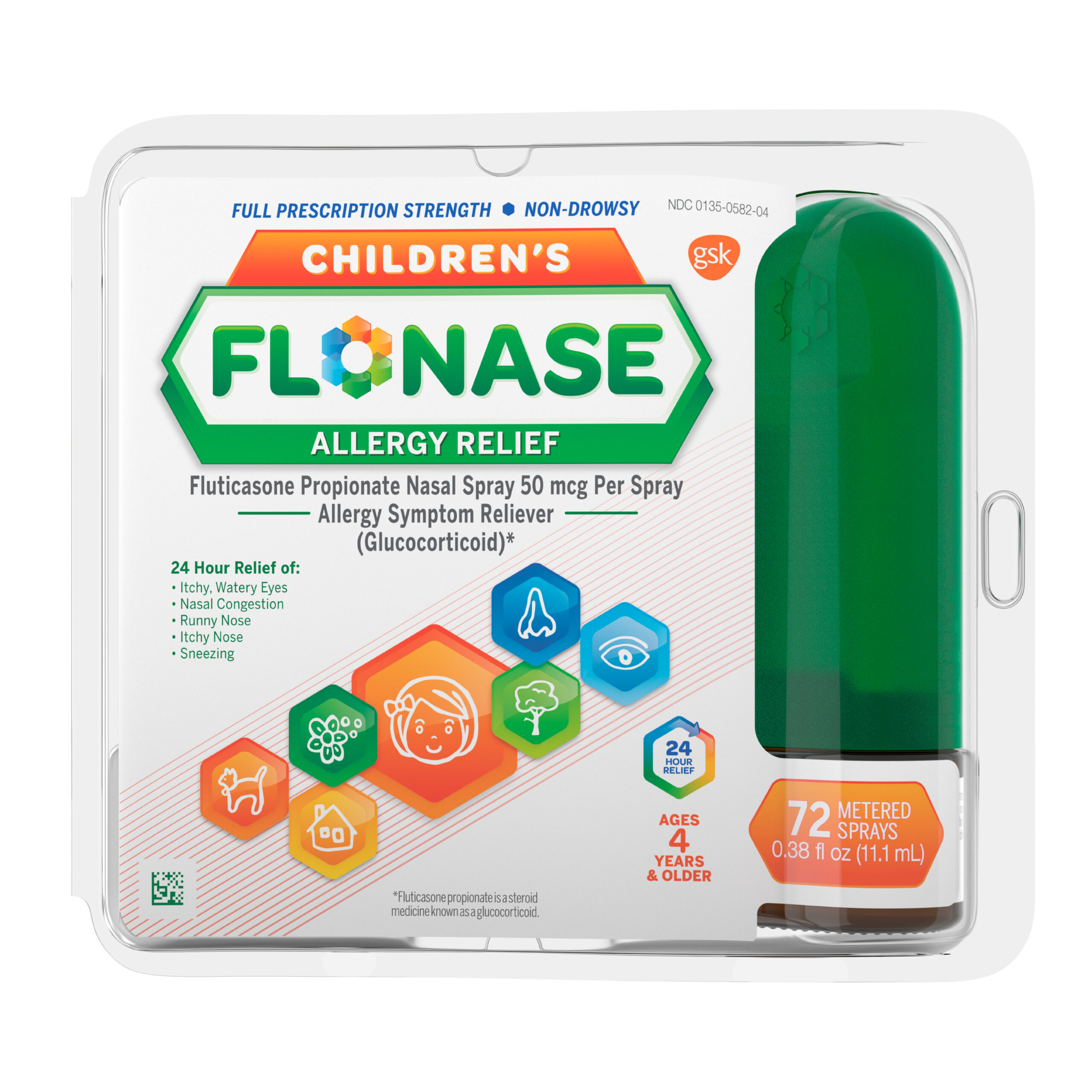 Flonase Children's Medicine for 24 Hour Relief, Metered Nasal – 72 – CrowdedLine Delivery